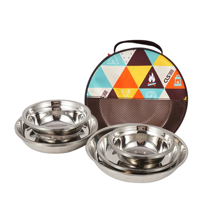 

Camping Cutlery Camping Bowl Chopsticks Bowl Dishes Portable Set Travel Kitchenware Cookware Outdoor Gear Supplies