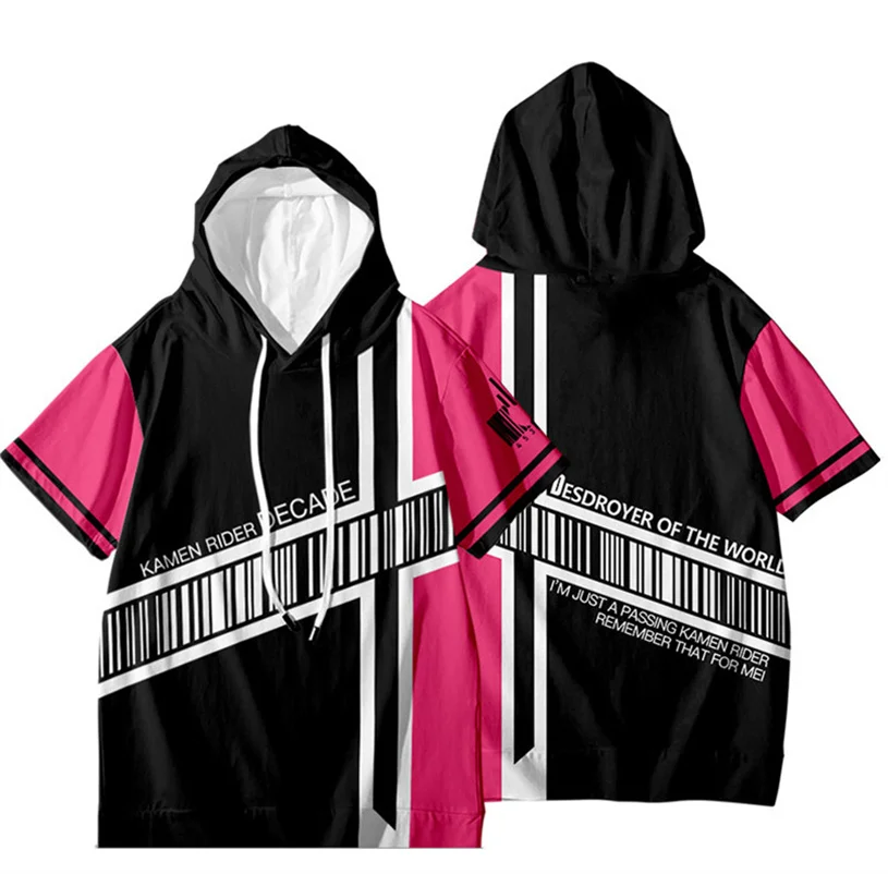 

2023 Kamen Rider REVICE 3D Толстовка Футболка для мальчиков и девочек harajuku футболка уличная одежда футболка брендовая Толстовка s