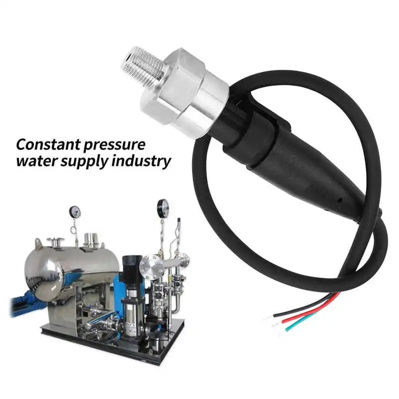 Pressure Transducer 0‑10Mpa Sender Stainless Steel Sensor 1/8in 27NPT Thread 0.5‑4.5V For Oil Fuel Water hot
