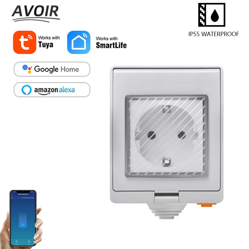 Prise Wifi connectée 16A en aluminium