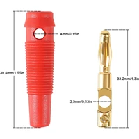24Pcs 4mm Banana Plug 32A High Current Speaker Banana Plugs Stackable Screw Type Banana Connector Adapter - Image 3