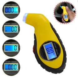 Manomètre de pression des pneus à affichage numérique, Mini outil de Diagnostic Portable pour voiture, moto, détecteur électronique de pression de l'air 