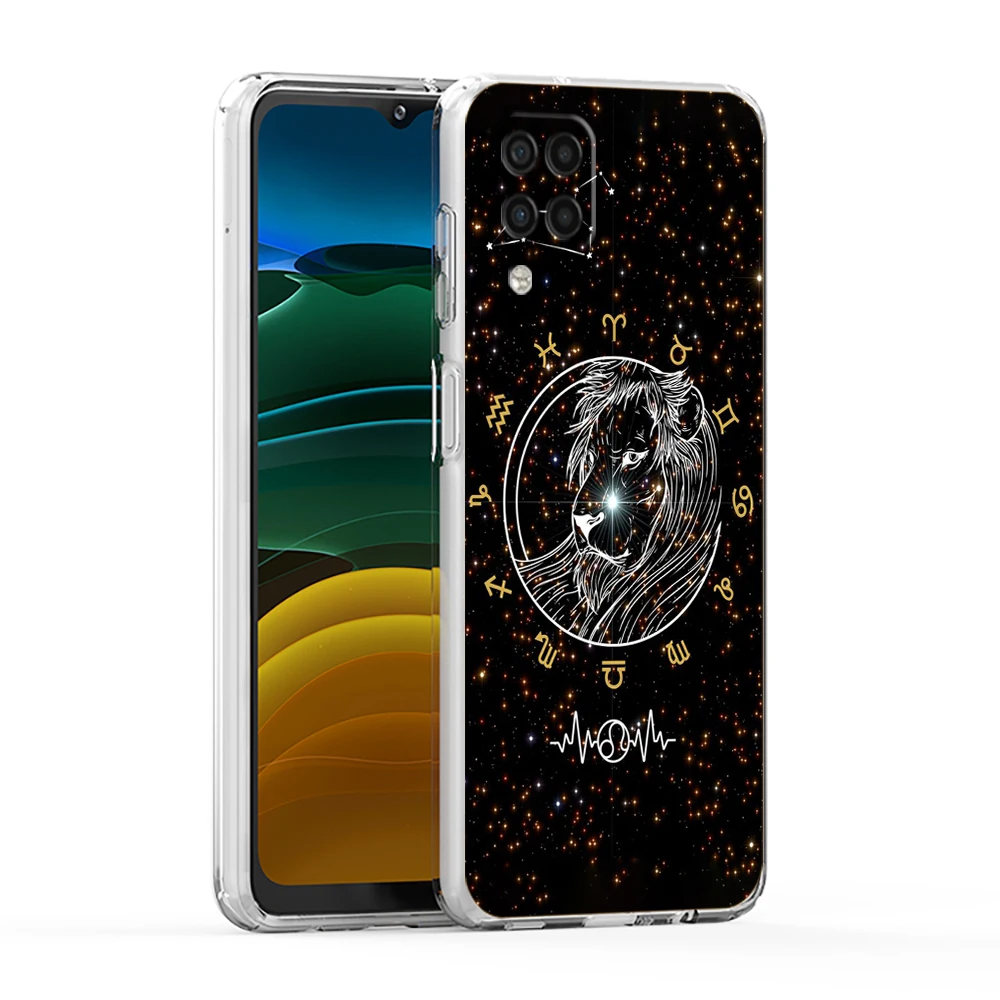Cartoon Tierkreis Fall für Samsung Galaxy A13 A22 A32 A52 A72 A51 A71 A11 A31 A41 A33 A53 A73 5g transparente Silikonsc halen kapseln – Detail 4