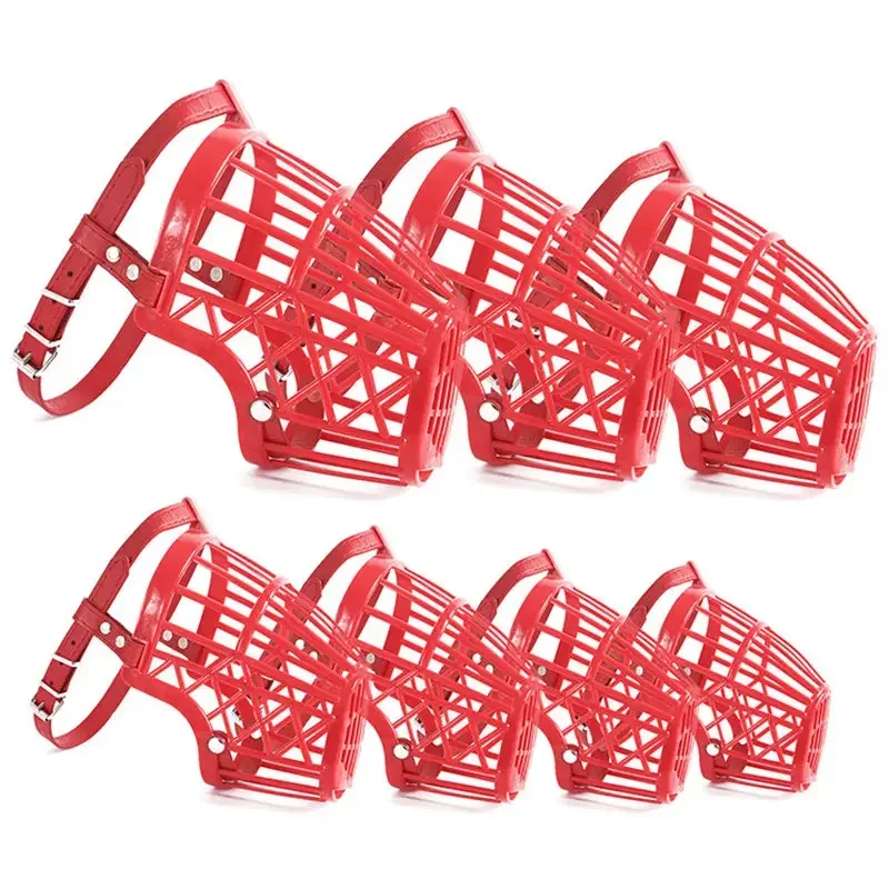 Dog Muzzle Soft Plastic Fashion Pet Dog Muzzles Environmental Protection Rubber Cover Puppy Medium Supplies Breathable