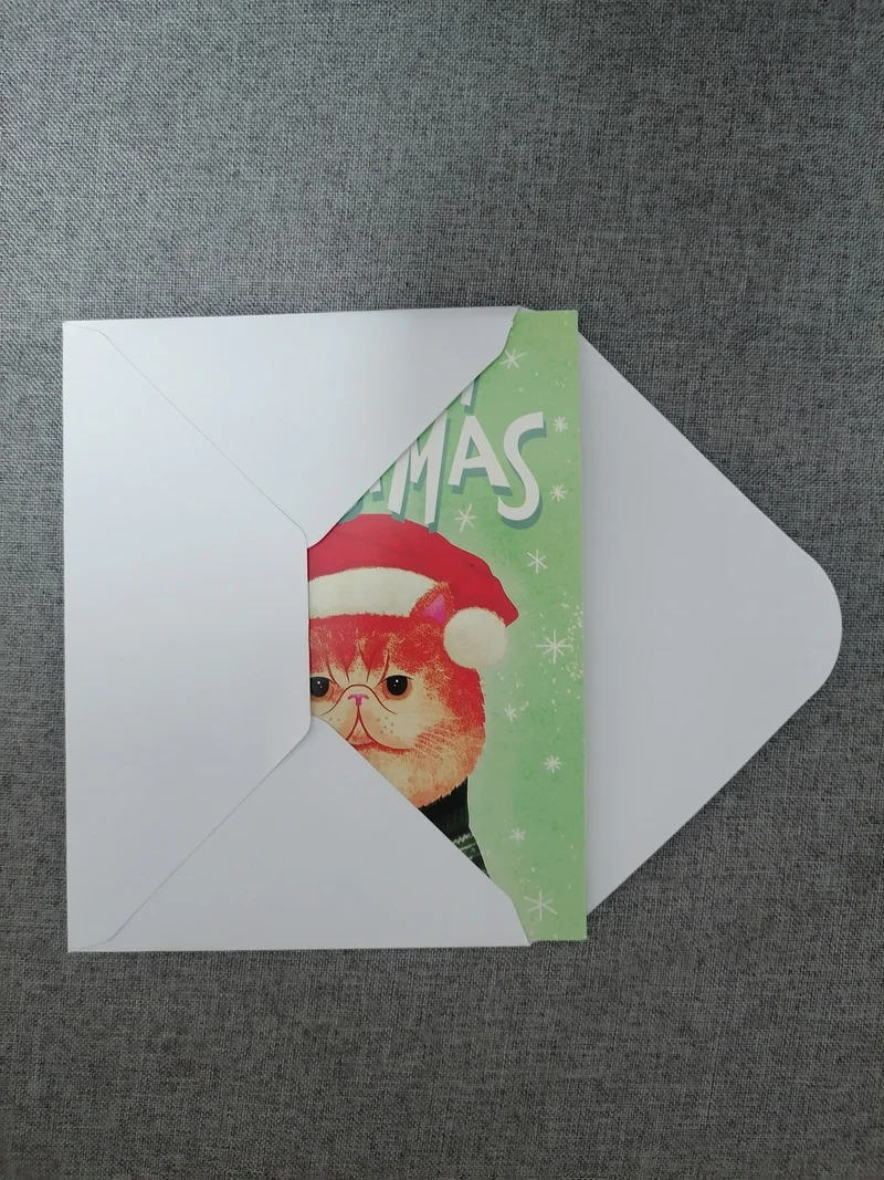 Cartão de música de Natal Meowy infinito com brilho - AliExpress, image size:800x1067