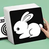 Montessori Toys Baby Visual Stimulation Cards Black White High Contrast Flash Cards Learning Educational Toys for Children 2024 1