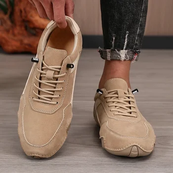 أحذية رجالية كاجوال بدون كعب عصرية وناعمة قابلة للتنفس، متعددة الاستخدامات للأنشطة الخارجية والتنقل والمشي أحذية رجالية 3