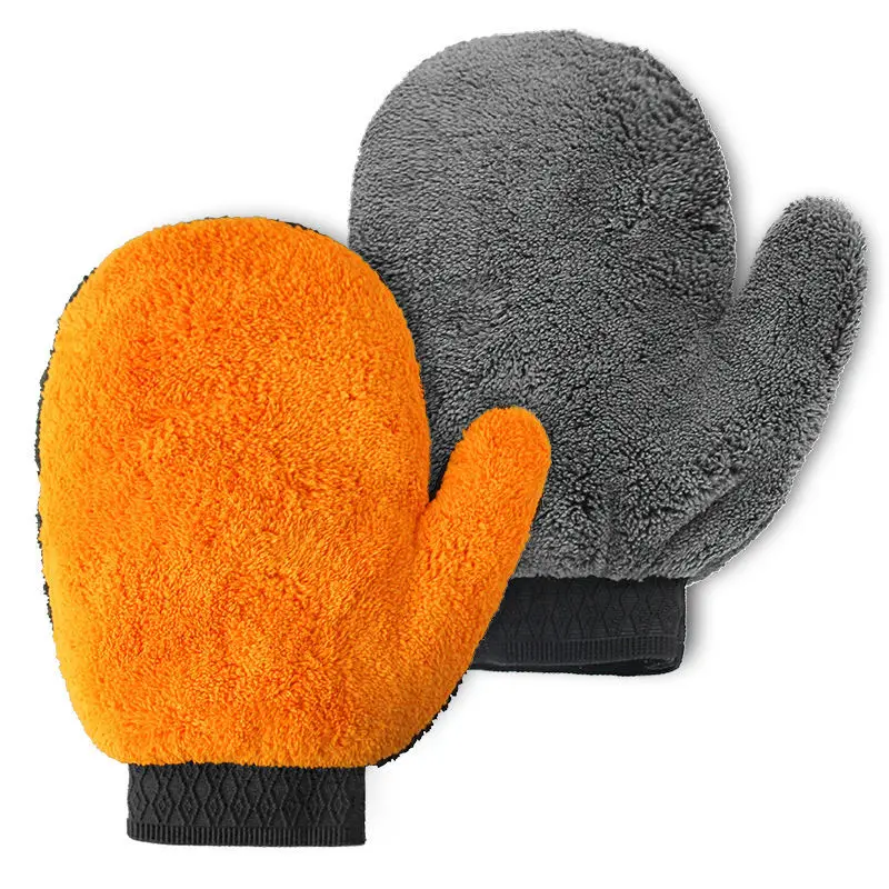 Car Cleaning Gloves Microfiber Gloves 1/2pcs