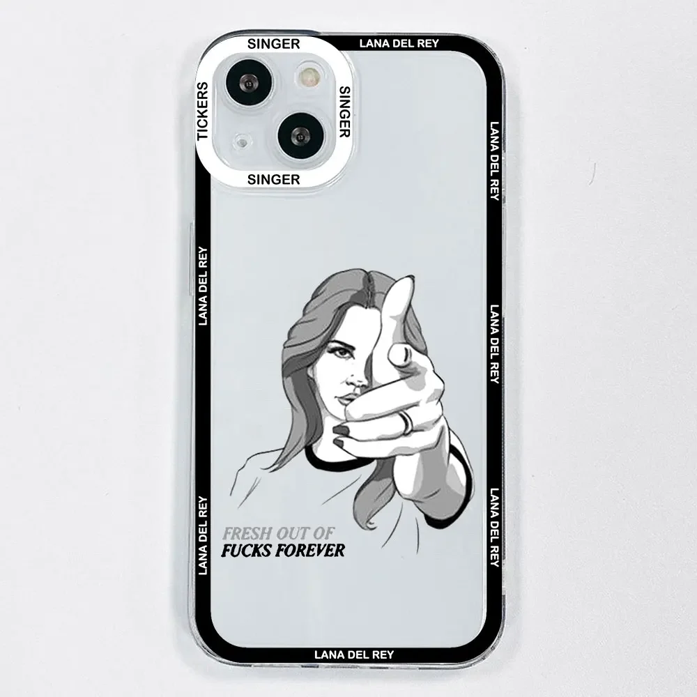 Lana Del Rey Artistic Kraft Poster Phone Case - Soft Cover Design