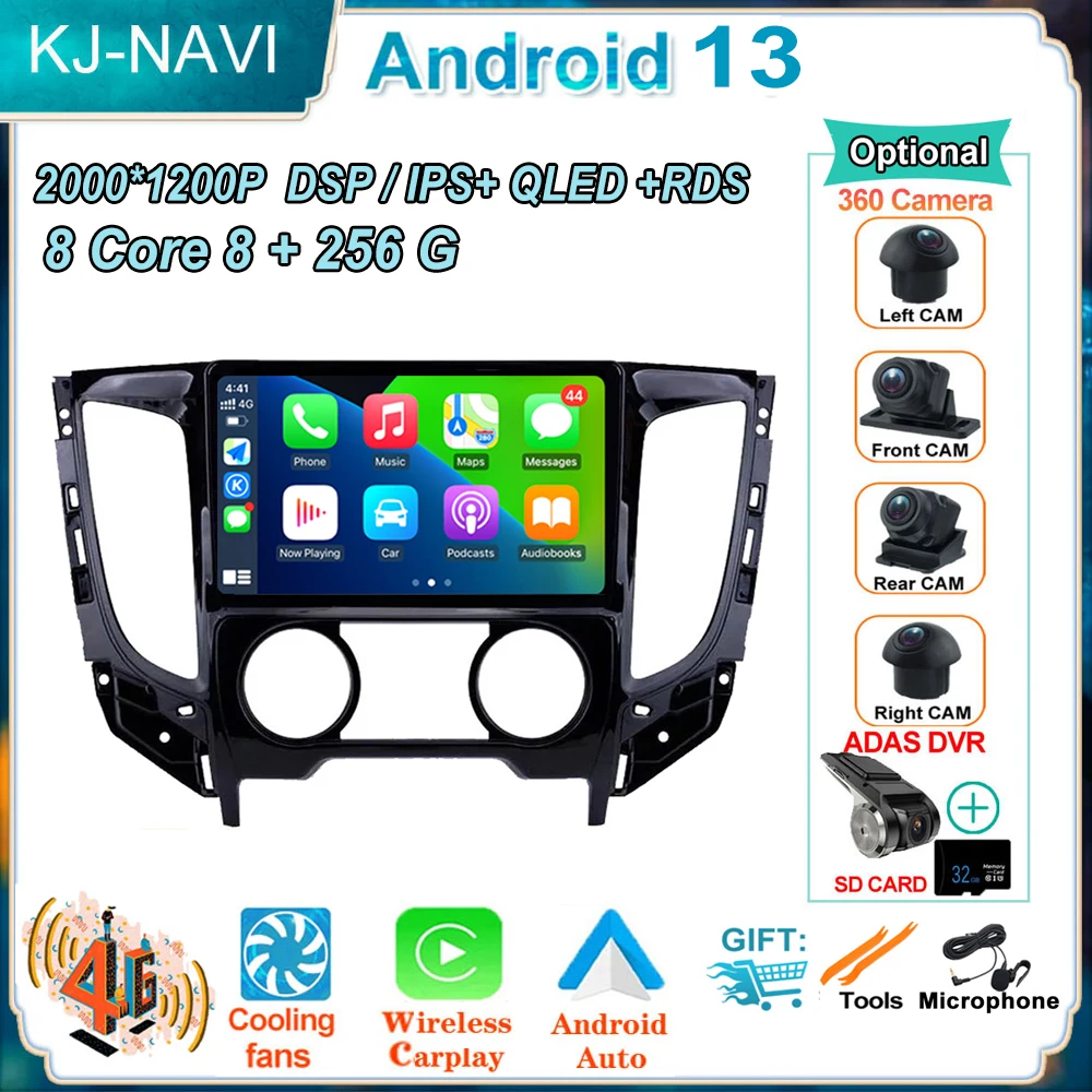 

Android 13 Car Radio Multimedia Video For Mitsubishi L200 5 2015 - 2019 Player Navigation Stereo Smart Video DSP DVD