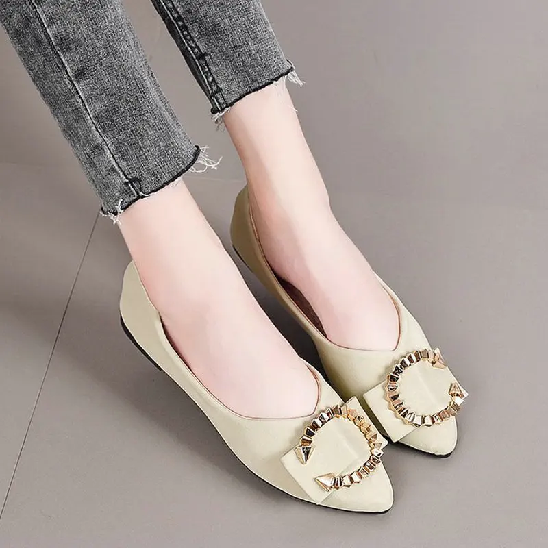 

Shoes Ladies Slip-on Shoes for Women Flats Elegant Women's Loafers Shoes with Low Heels Black Leather Mary Janes Desinger