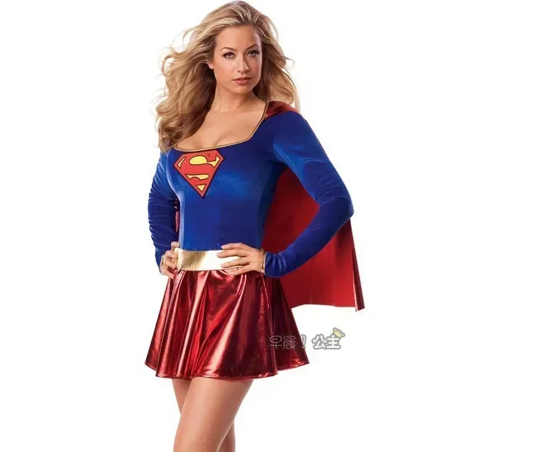 Superwoman Jurk Cosplay Kostuums