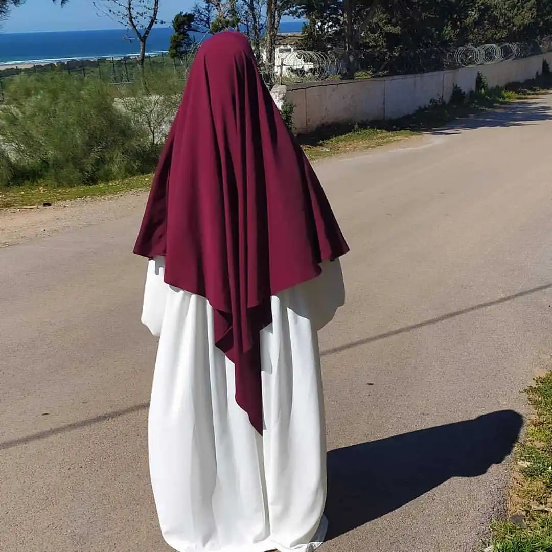 

Long Hijab Scarf Muslim Fashion Prayer Head Scarf Headwraps for Women Jersey Hijab Ramadan Islamic Turbans Latest Khimar Hijabs