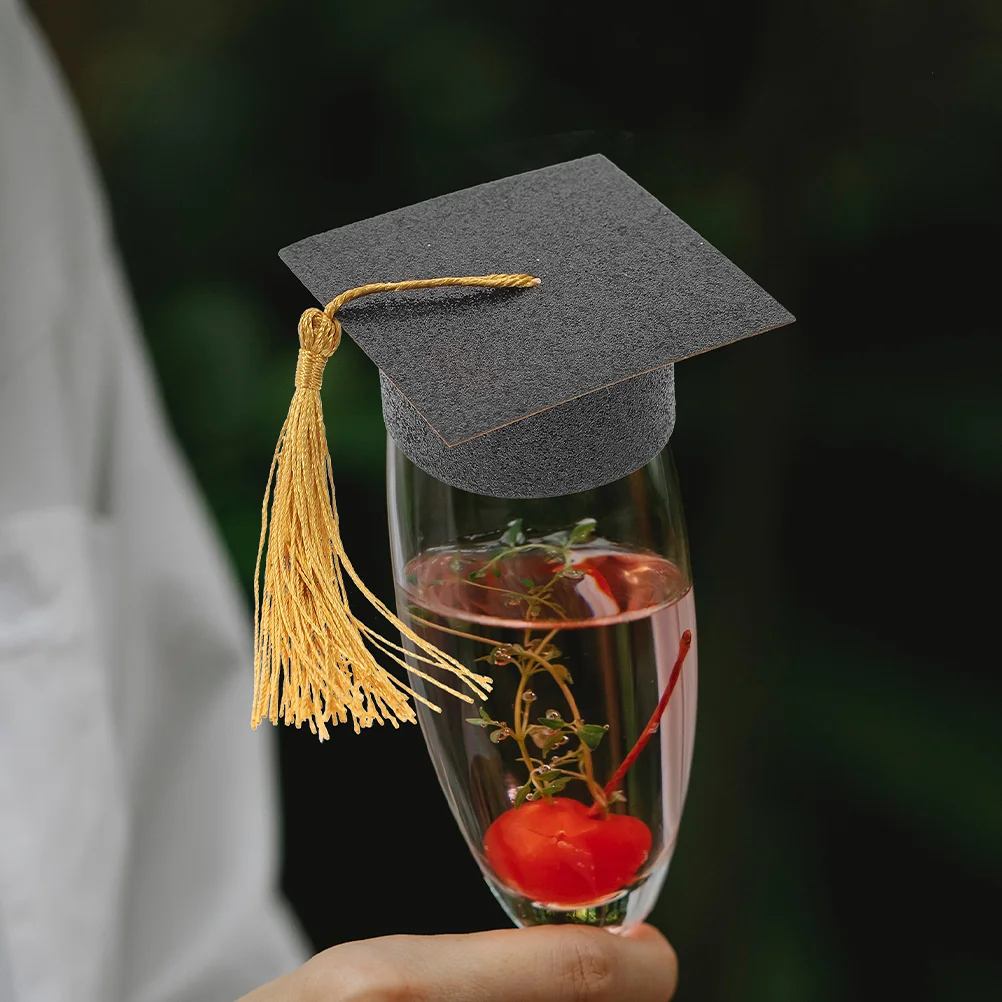 

Party Cup Lid Caps Goblet Graduation Favors Decor Decorations Plug Accessory DIY Crafts Ornament