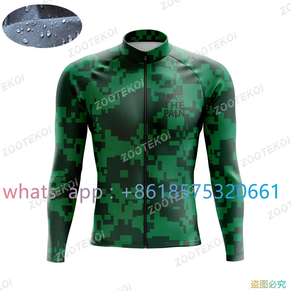 Men Windbreaker Cycling Jackets Chubasquero Ciclismo Long Sleeves Windproof Jerseys Pro Team Ultralight Bicycle Windbreaker