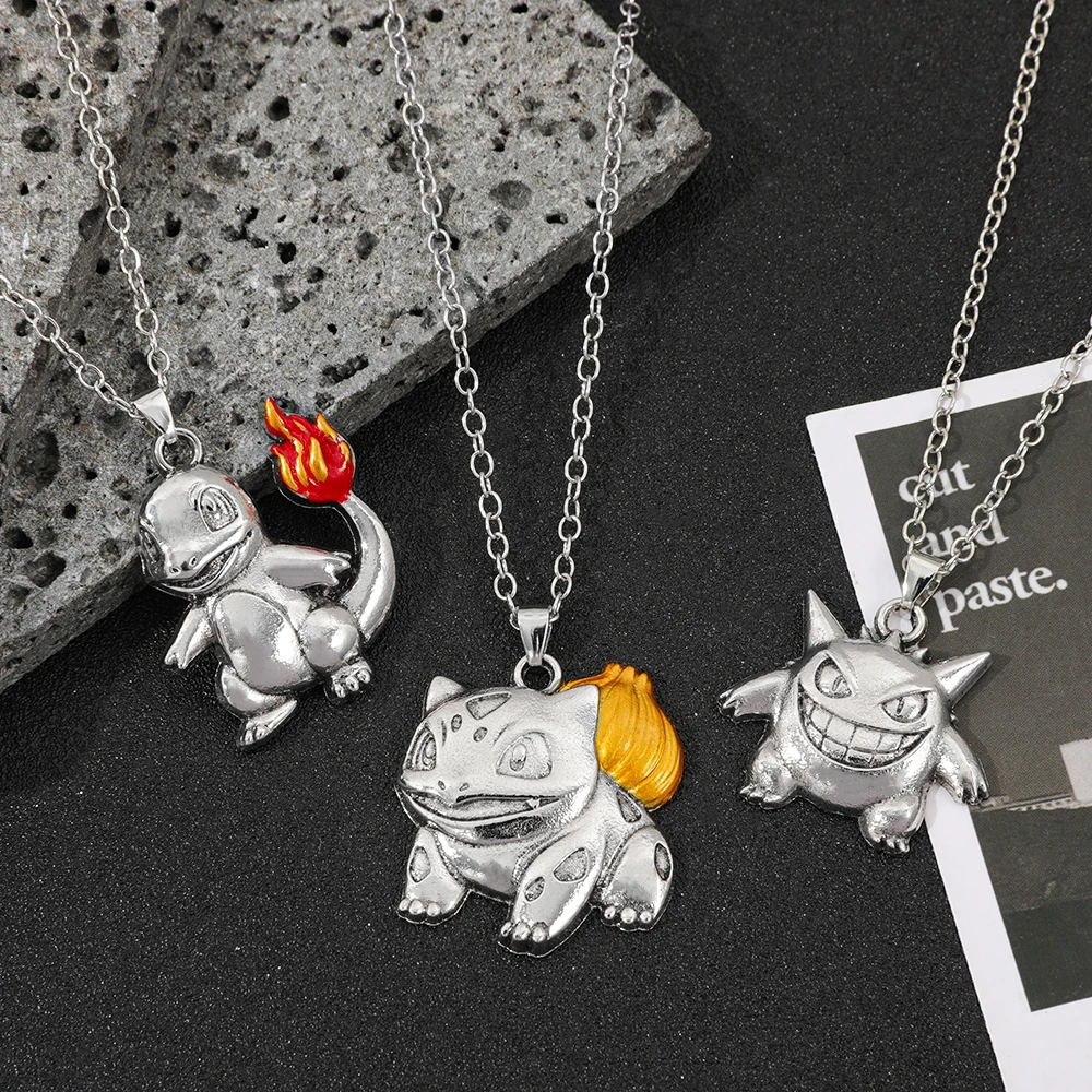 Anime Monster Charm Necklace Featuring Trendy Characters