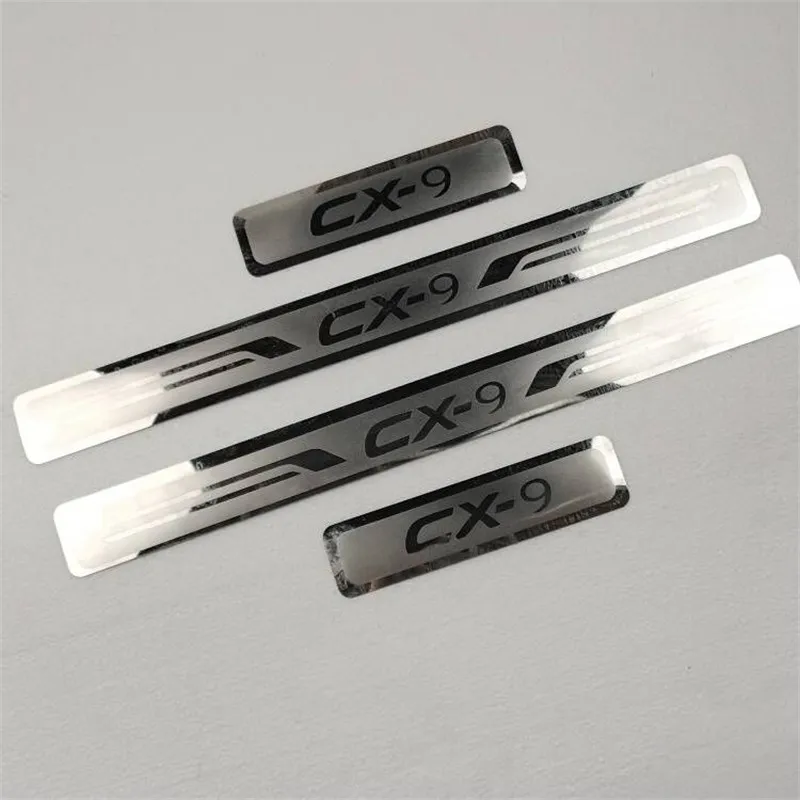 

For Mazda Cx-9 2007-2009-2011-2013 2014 2015 Door Sill Scuff Plate Cover Trim Threshold Pedal Styling Protect car assecories