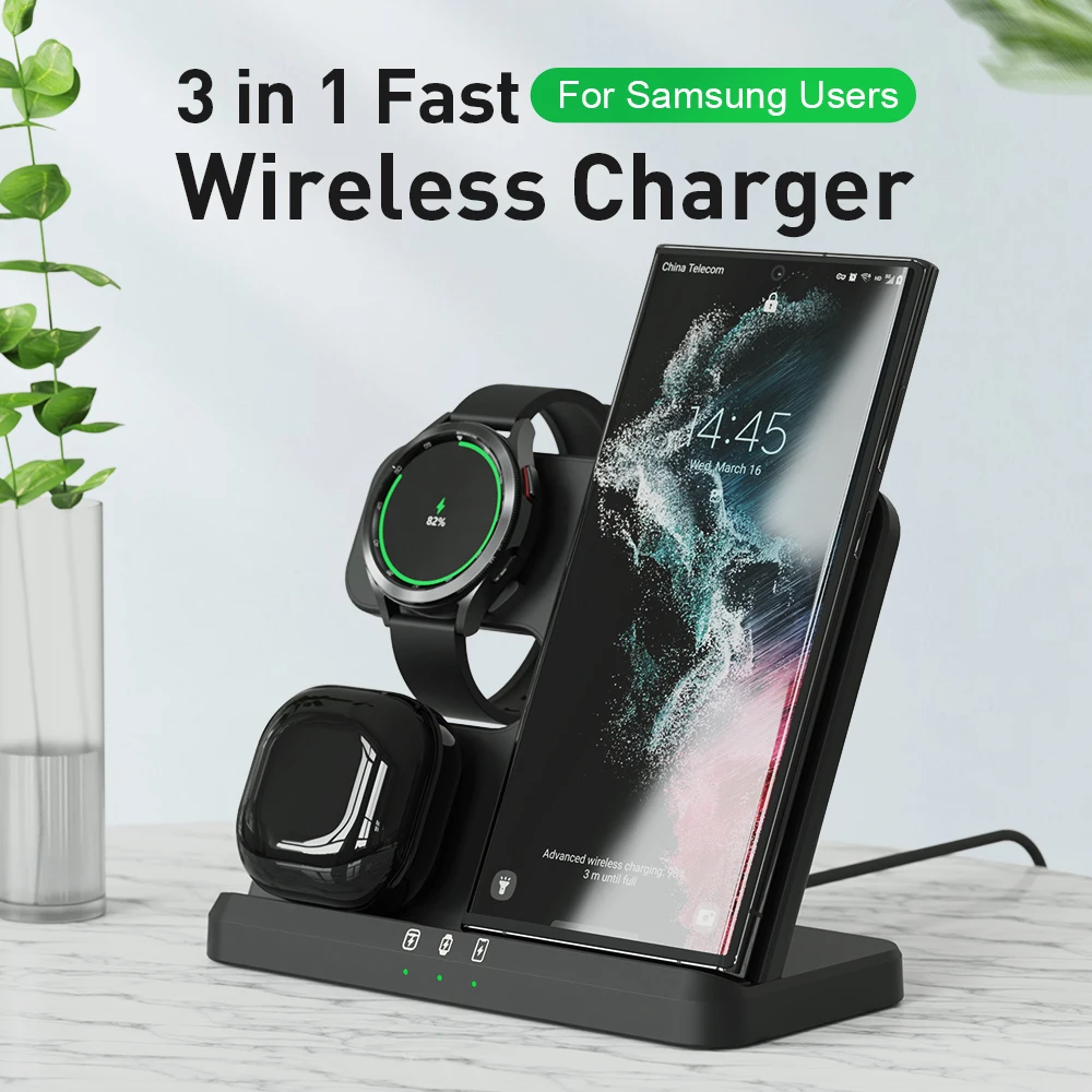 Wireless Charger 2 In 1 For Samsung 