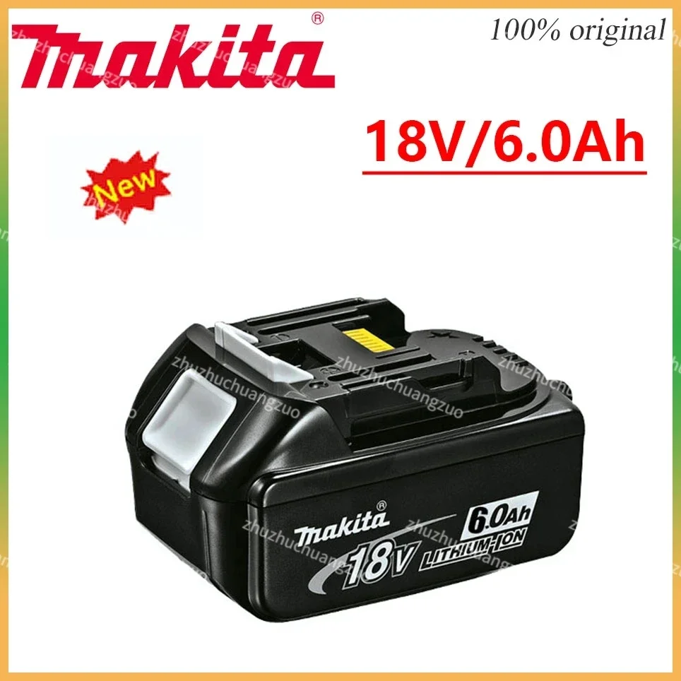 

Makita Original 18V Makita 6.0Ah Li-Ion Rechargeable Battery 18v drill Replacement Batteries BL1830 BL1840 BL1850 BL1860B 6000