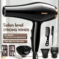 Buy 1 Get 6 High-Speed Hair Dryers, High-Power, Fast Drying, Silent, Cold And Hot Constant Temperature Household Hair Dryers 1