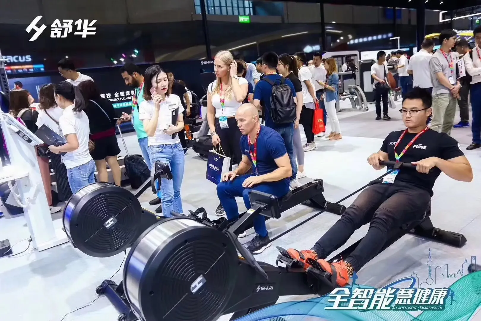 Rowing Machine Fitness Gym Equipment Self Generated