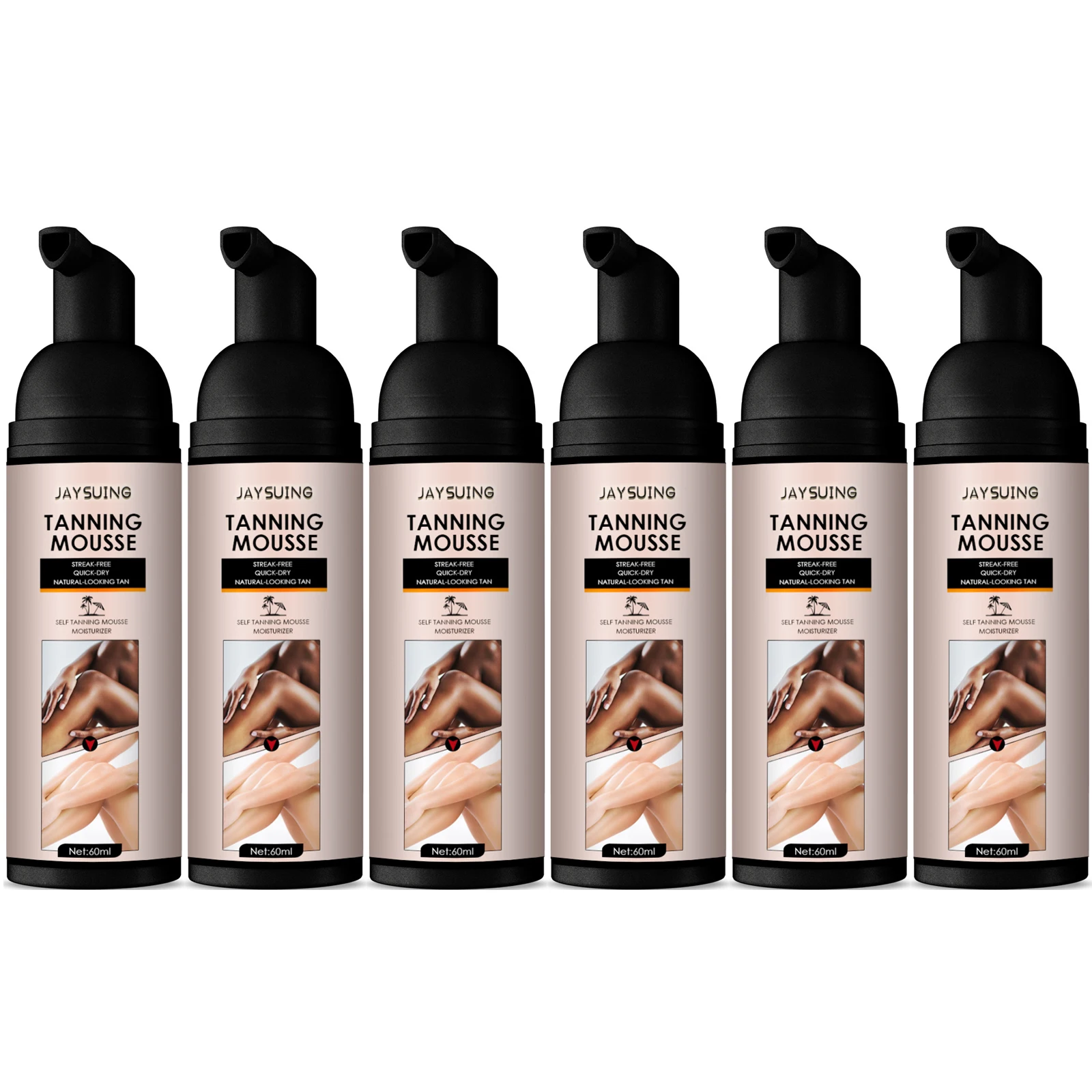 Jaysuing Self Tanning Mousse Natural Looking Self Tanning Mousse For A –  EELHOE