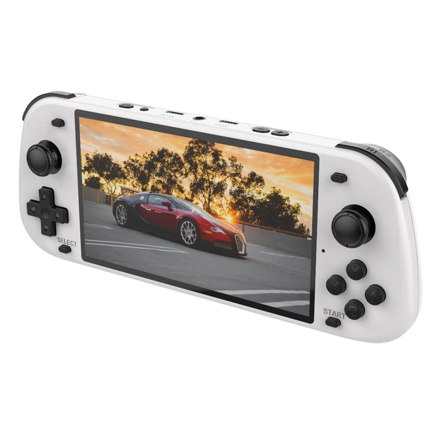 5.1inch Game Console R50S 128G IPS Screen Video Game Consoles Wifi Two-player Online Gaming Pocket R36S Upgraded Consolas 8
