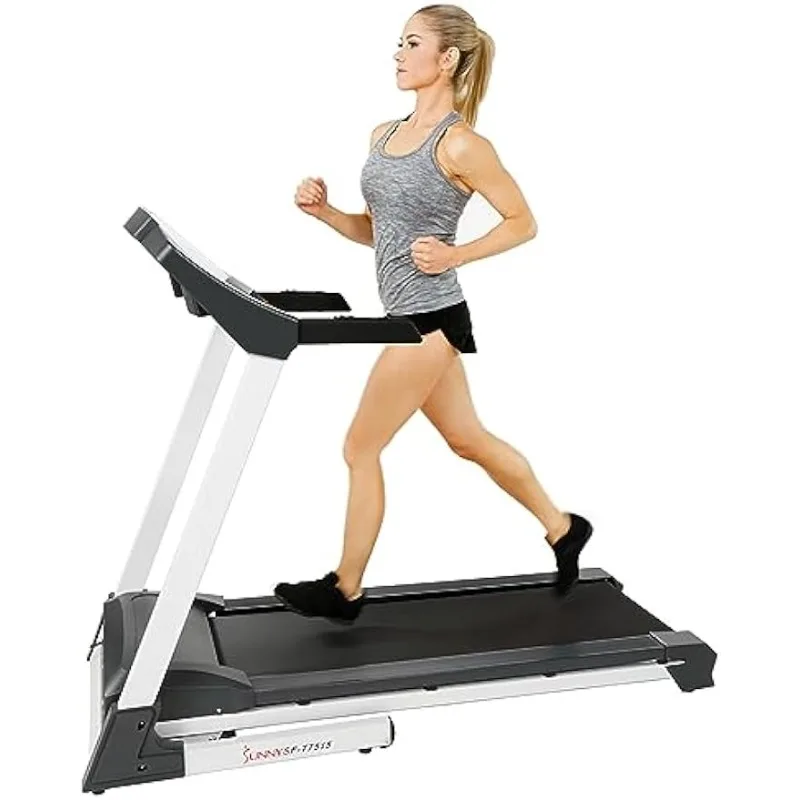 

Sunny Health & Fitness Performance Treadmill Features Auto Incline, Dedicated Speed Buttons, Double Deck Technology