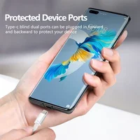 Android 120 Вт 10 А USB-кабель типа C Кабель для сверхбыстрой зарядки для Huawei P40 Honor Шнур для передачи данных для Xiaomi Redmi 0,3/1 м/1,5 м/2 м — изображение 2