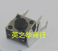 

50pcs orginal new tact switch 6*6*4.3/5/6/7/8/9/10 micro-touch tact side foot horizontal key switch with bracket