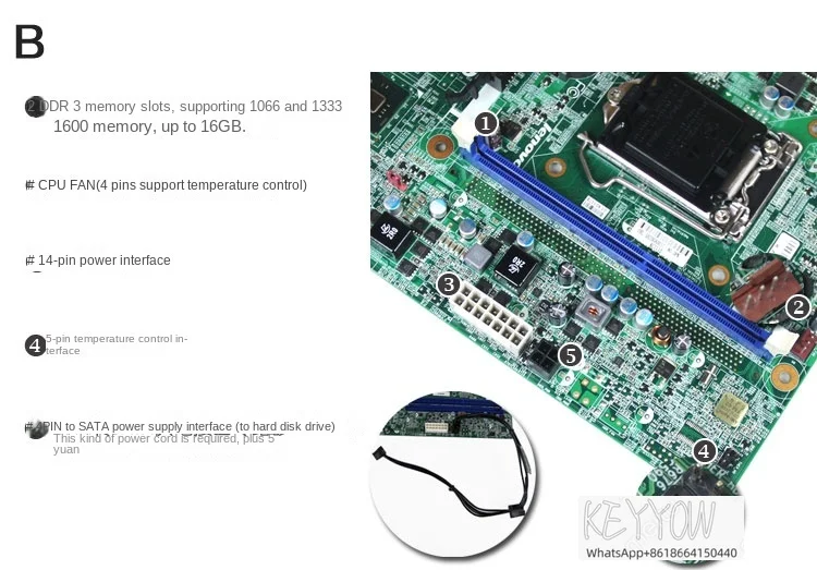 M4500 마더보드, 1150cpuSB20J14603 H81H3-LM3 CIH81M1