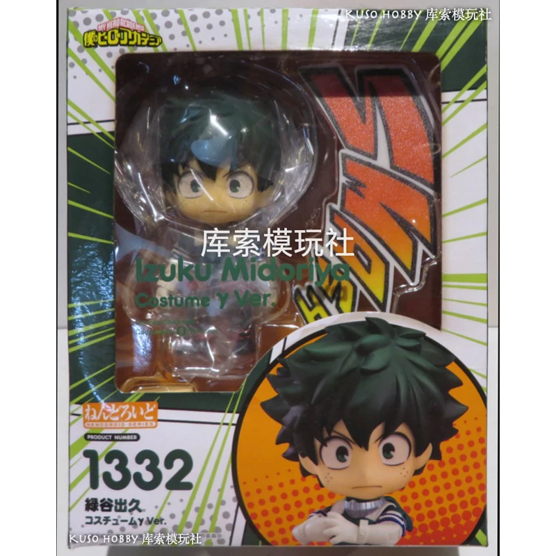 In Stock Original Good Smile My Hero Academia Midoriya Izuku Nendoroid 1332 Anime Action Figure