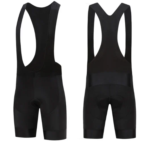 Summer New Strap 9D Gel Cushion Men's Black And White Cycling Jersey Shorts