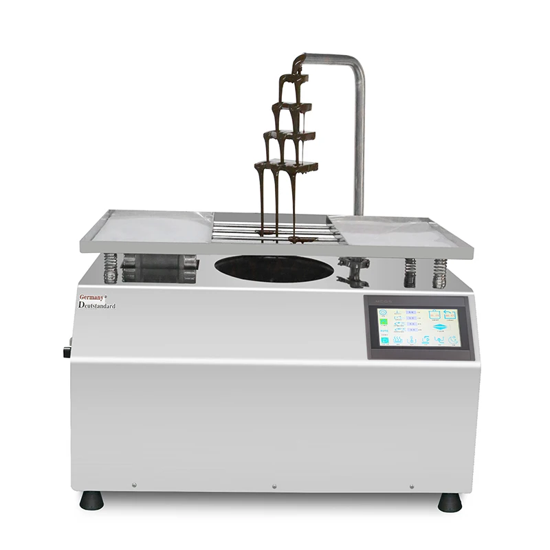 Electric 110V 220V Chocolate Melter Tempering Machine With Shaking Function Touch Panel Oily Chocolate Dispenser