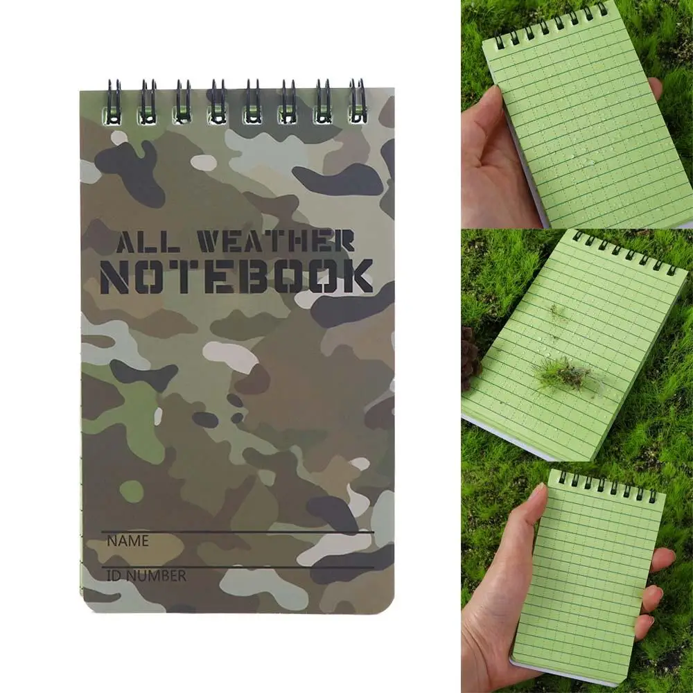 

Memo Pad Loose-leaf Coil Notepad Writing Paper in Rain Waterproof Note Pad Waterproof Writing Paper All Weather Notebook