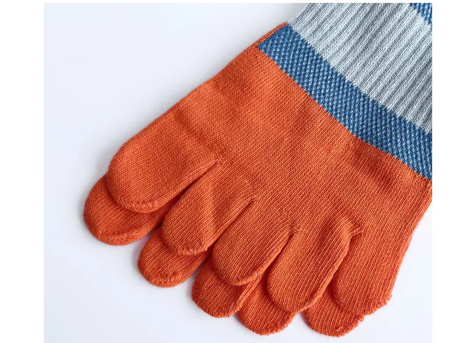 1/6 Paar Herren-Zehensocken, Sport, Fitness, Baumwolle, Kompressionsnetz, Radfahren, Reisen, Outdoor, Wandern, Fünf-Finger-Socken, große Übergröße – Detail 5