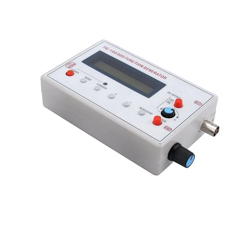 DDS Function Signal Generator Frequency Counter 1HZ-500KHz Signal Source Module Sine Square Triangle Sawtooth Wave FG-100