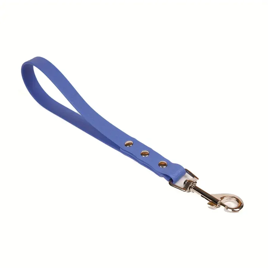 Short Dog Leash, 3/5" Wide Biothane Waterproof Traffic Handle, Traffic Leash, Traffic Lead For Dogs Training Walking