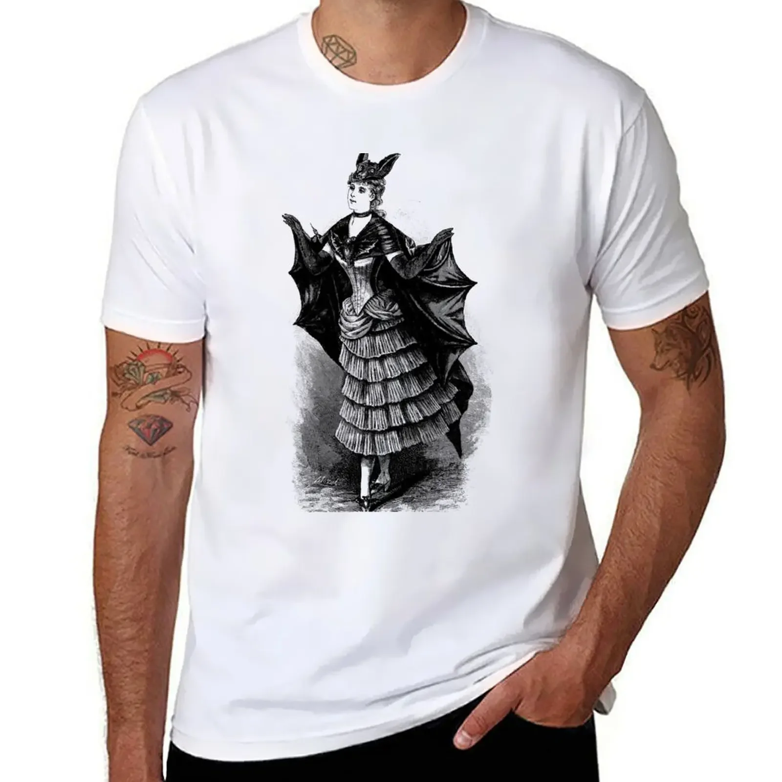 

Victorian Bat Girl Costume T-shirt new edition animal prinfor boys oversized t shirts for men cotton