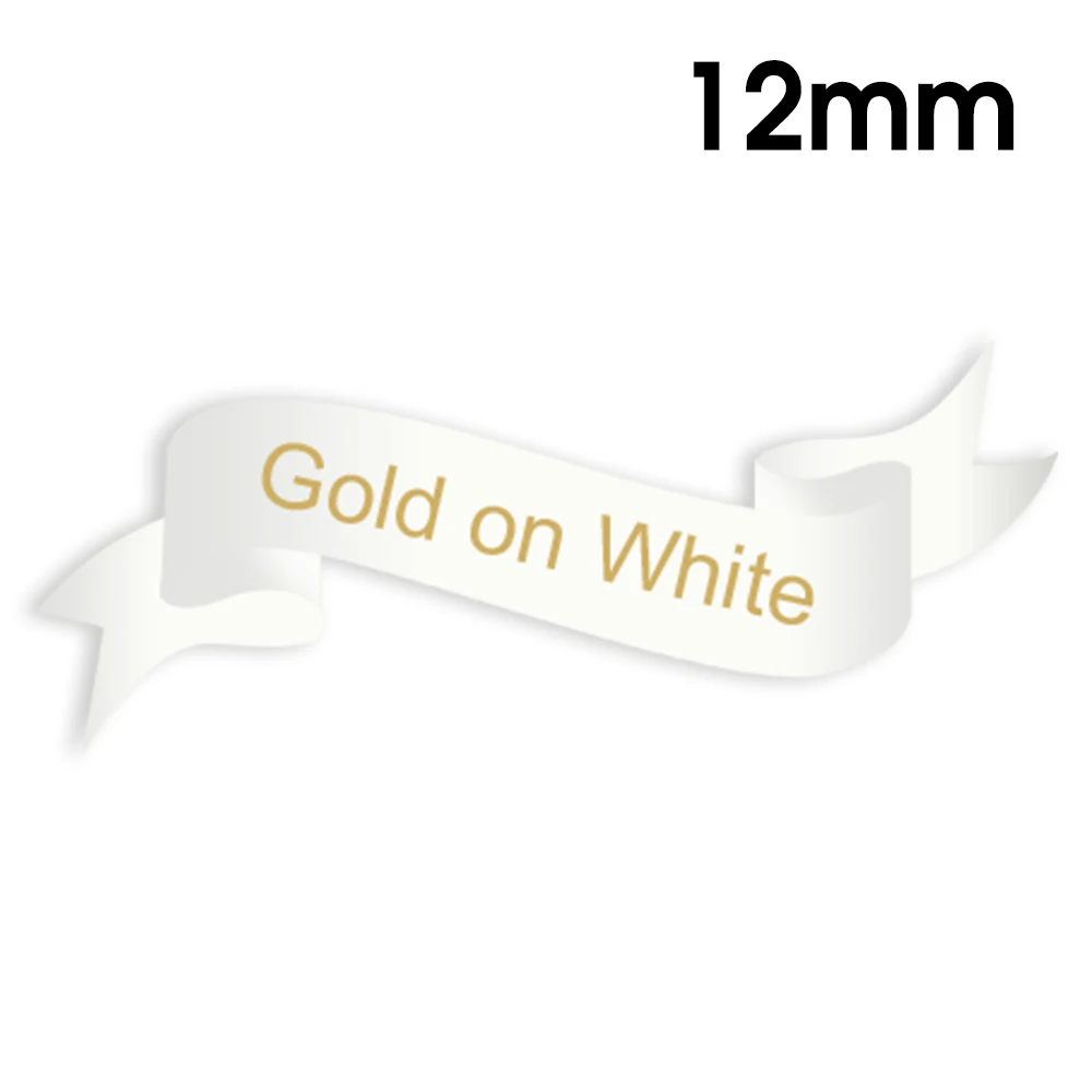12/18mm Satin Ribbon Compatible Brother TZe Tape Non Adhesive Label Gift Packing Ribbon for Brother P Touch Printer PTH110 E550W