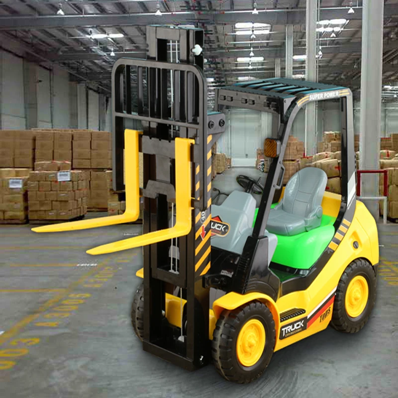 RC Forlift Truck 6CH Remote Control Fork Shovel Trucks Lift Pallets Engineering Vehicle Model 2.4G Electric Christmas Gift 3