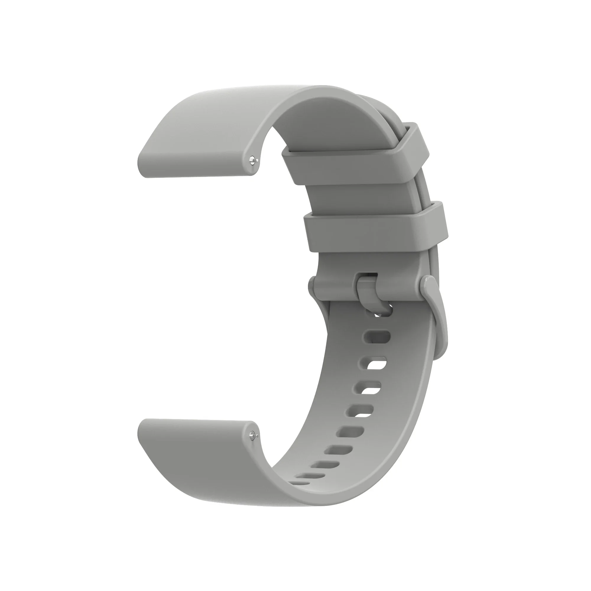 Versatile 20mm Silicone Smartwatch Strap - Universal Fit Bracelet
