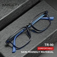 KANSEPT High Quality UltraLight Pure Titanium Anti Blue Reading Glasses Myopia Hyperopia Optical Glasses Prescription Eyewear - Image 2