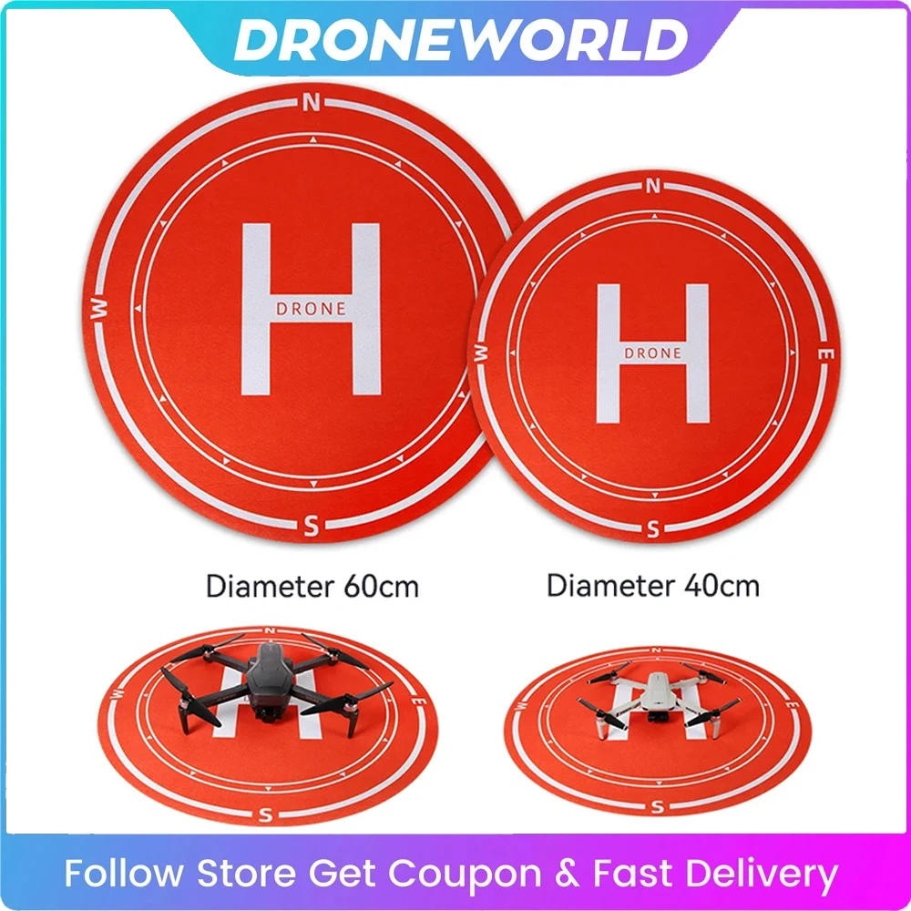 Tapis d'atterrissage pour drone 40/50/60cm antidérapant pliable
