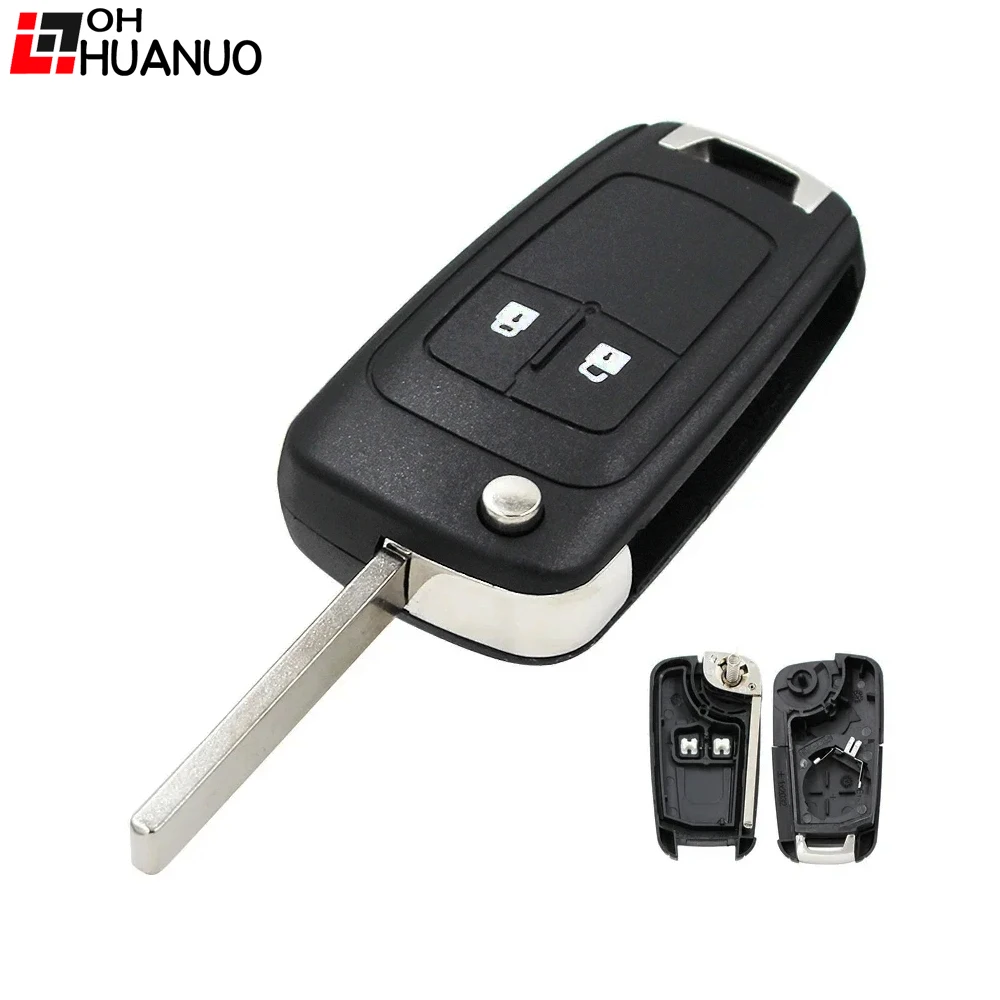 2 button blank remote Key Shell case fob for Opel Astra J Mokka Insignia Adam Astra J Cascade Karl Zafira C HU100 uncut key case car key shell car remote key key shell