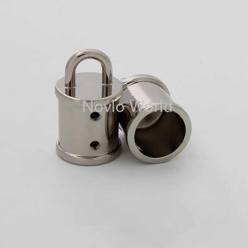 10-50 조각 2 색 15mm 5/8 신제품 금속 모자 DIY 가죽 가방 장식 문자열 술 끝 모자 지갑 액세서리