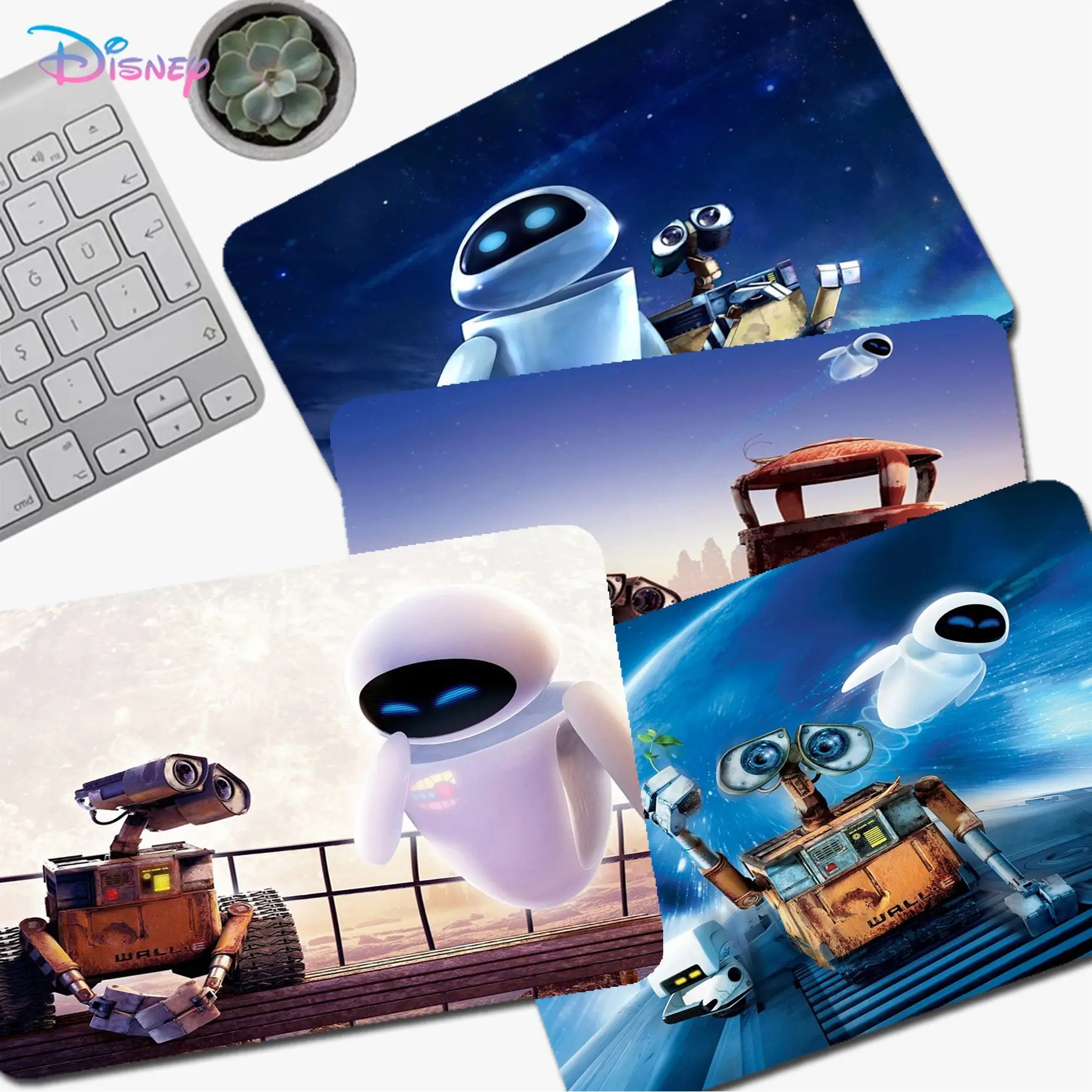 

Disney WALL E The Robot Mousepad Animation Office Computer Desk Mat Table Keyboard Big Mouse Pad Laptop Cushion Slip Desktop Mat
