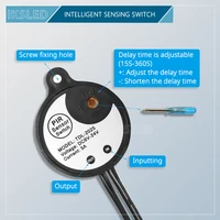 PIR Motion Sensor Switch,DC6V-24V 5A PIR Infrared Motion Human Body Sensor Detector Switch,Light Sensor Adjustable for LED Strip - Image 2