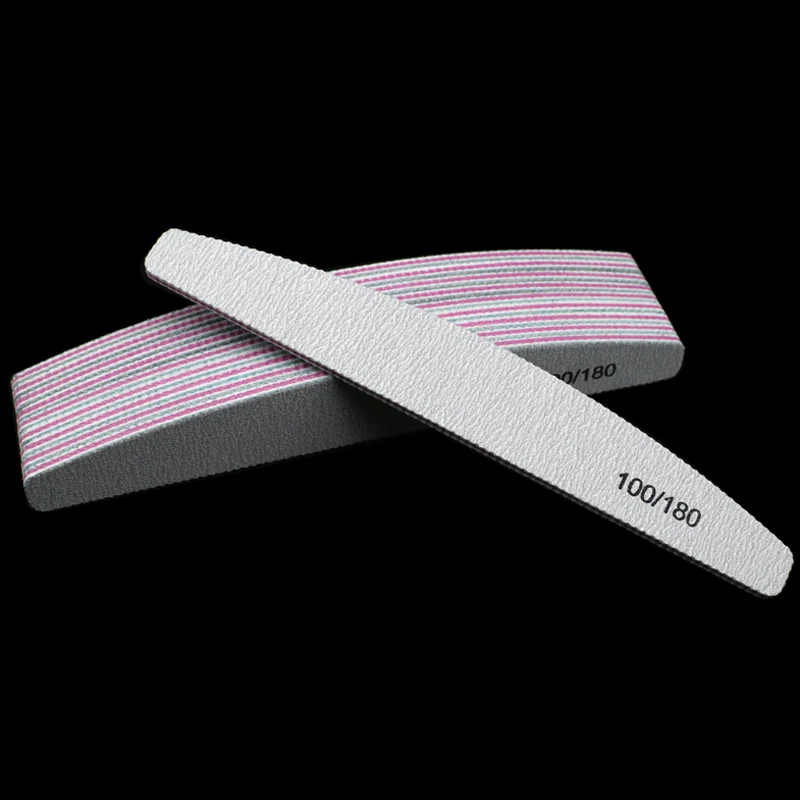 50 Pezzi Lime per Unghie 100/180, Accessori per Unghie, Lucidatura Smalto Gel, Buffer per Pedicure e Manicure, Strumenti per la Cura delle Unghie - immagine 3