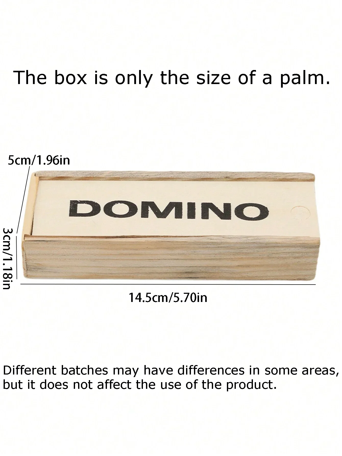 28 Pieces Of Black Domino Wooden Box With Black Domino Wooden Board Game Teaching Aids Party Game Children's Gift 5